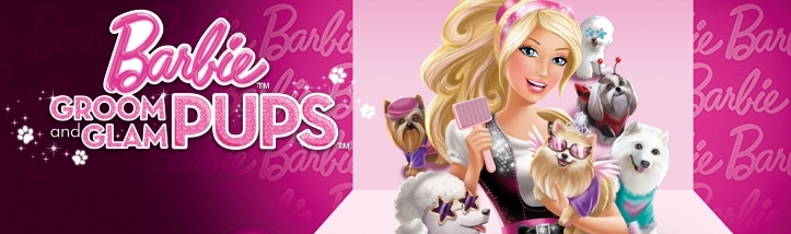 Banner Barbie Hondenshow Puppys