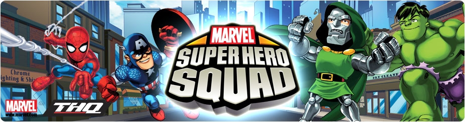 Banner Marvel Super Hero Squad