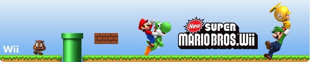 Banner New Super Mario Bros Wii