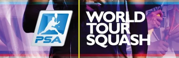 Banner PSA World Tour Squash