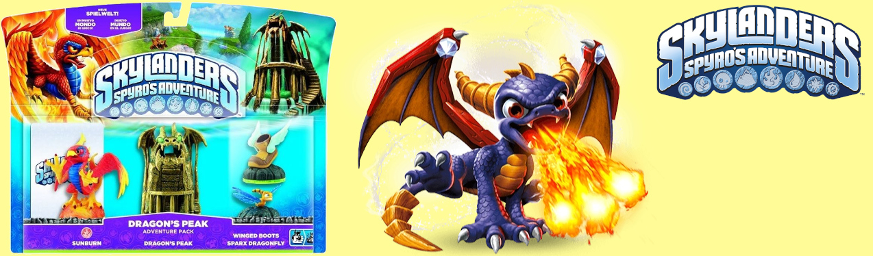 Banner Skylanders Adventure Pack - Dragons Peak