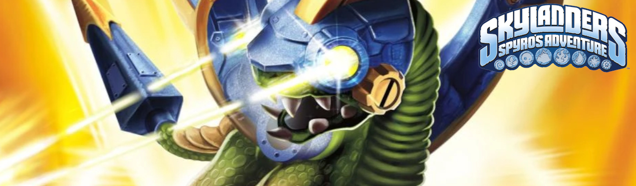 Banner Skylanders Character - Drobot