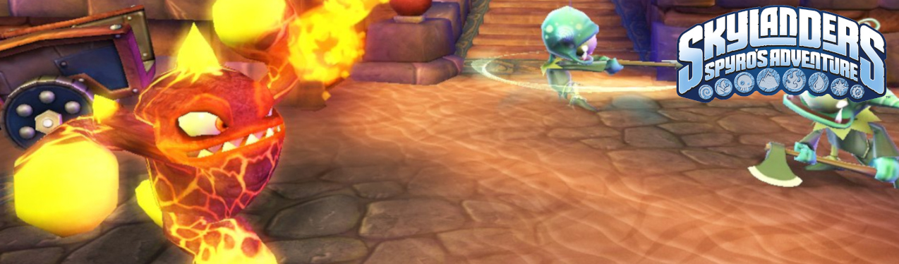 Banner Skylanders Character - Eruptor