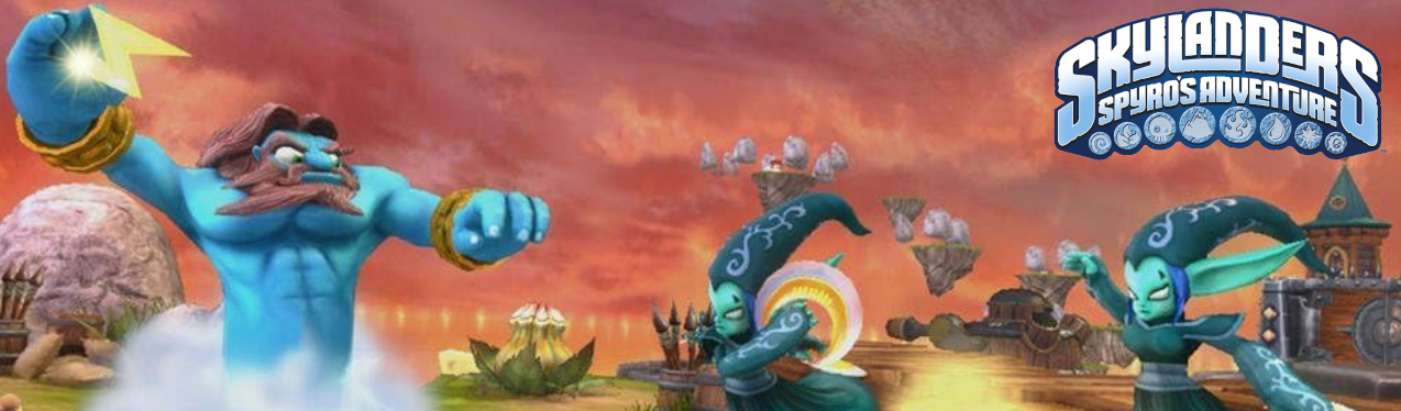 Banner Skylanders Character - Lightning Rod