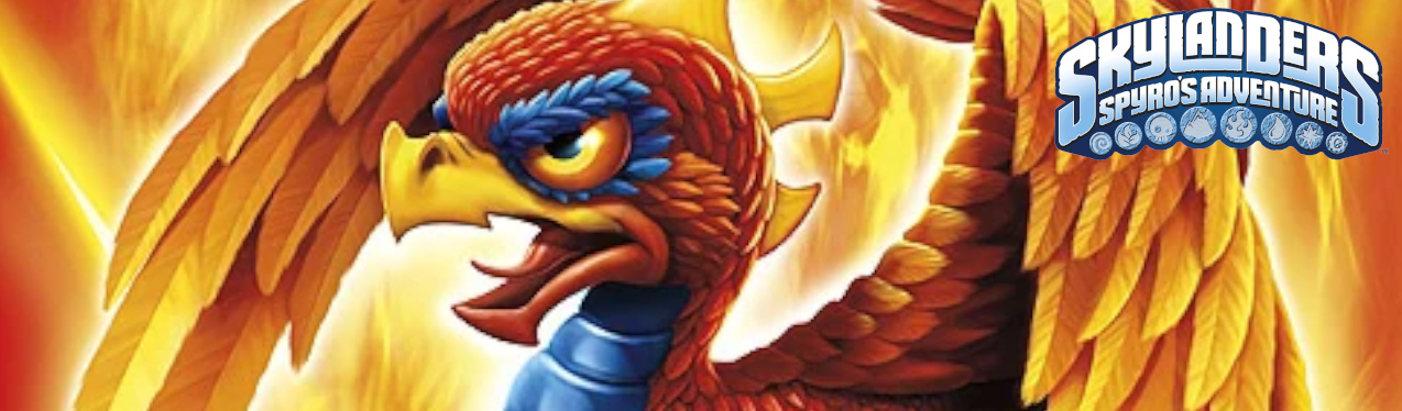 Banner Skylanders Character - Sunburn