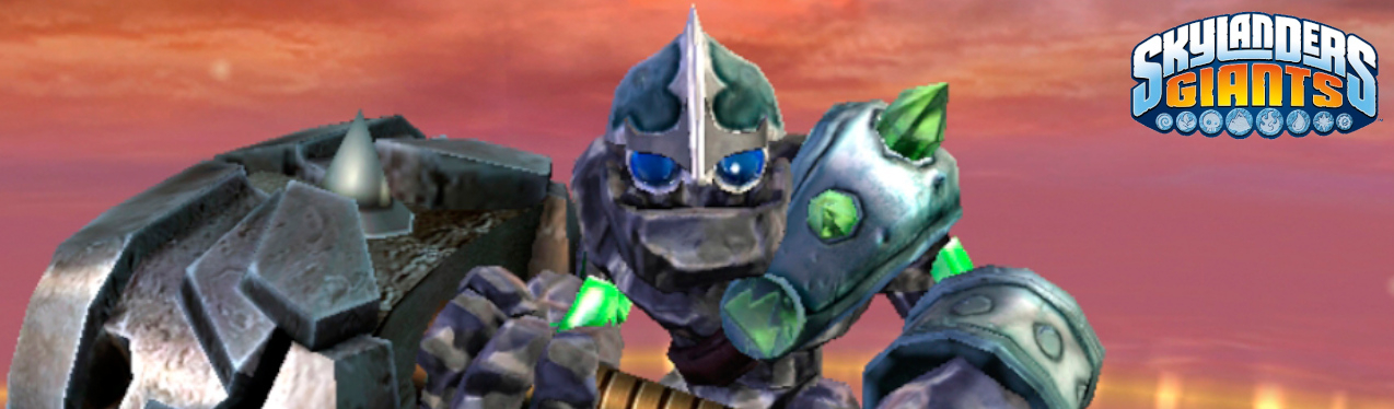 Banner Skylanders Giants Character - Crusher