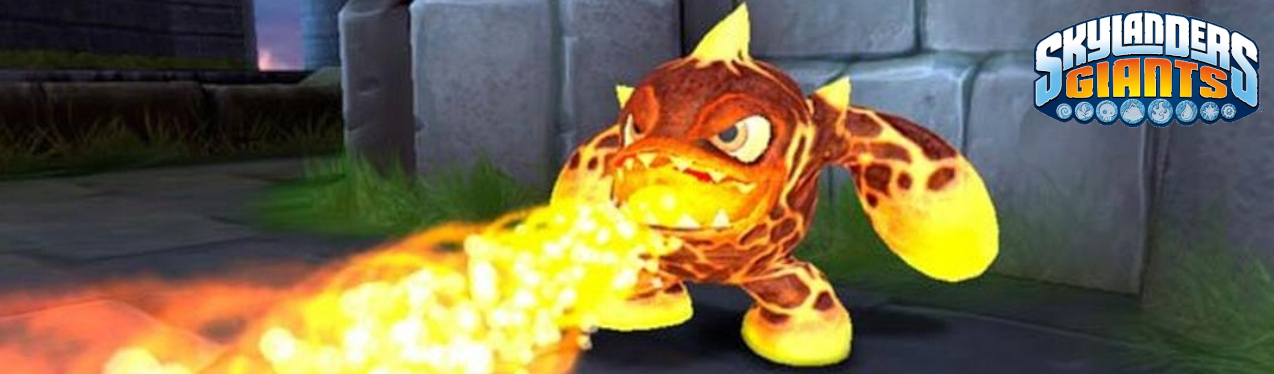 Banner Skylanders Giants Character - Eruptor