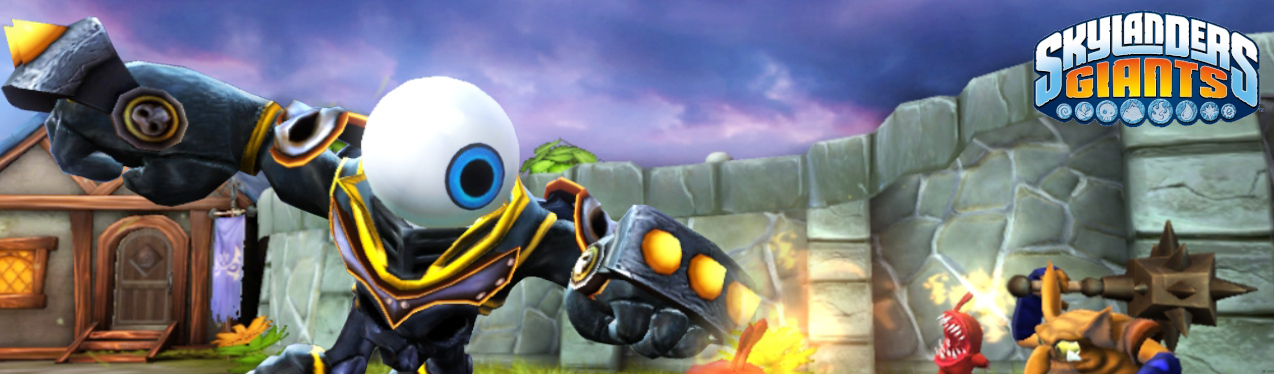 Banner Skylanders Giants Character - Eye-Brawl