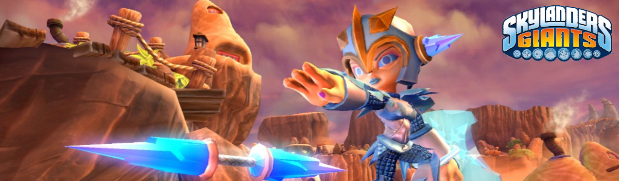 Banner Skylanders Giants Character - Lightcore Chill