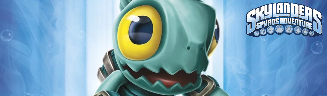 Banner Skylanders Sidekick - Gill Runt