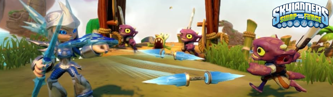 Banner Skylanders Swap Force Character - Blizzard Chill