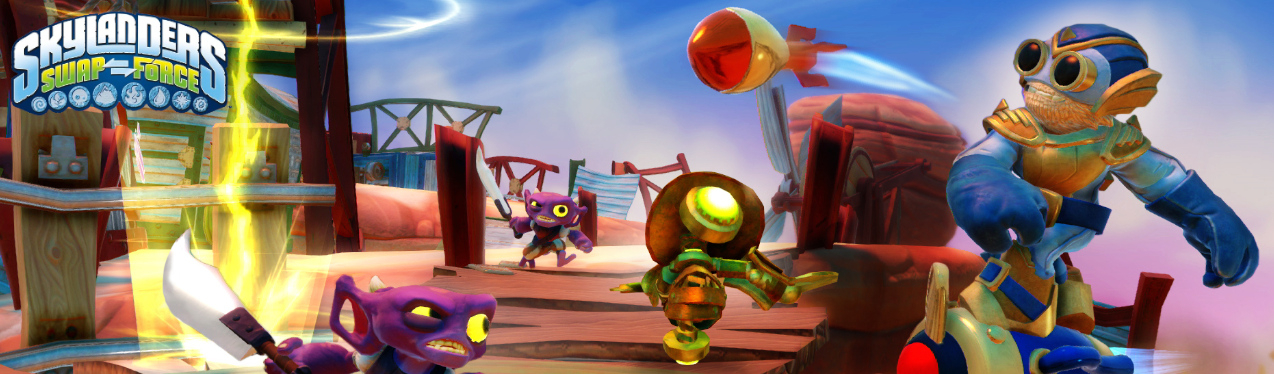 Banner Skylanders Swap Force Character - Boom Jet