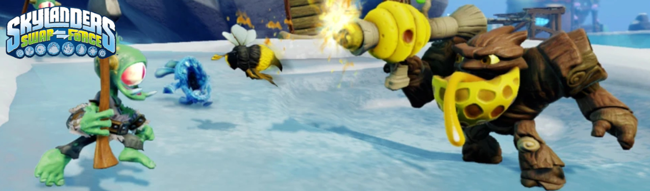 Banner Skylanders Swap Force Character - Bumble Blast