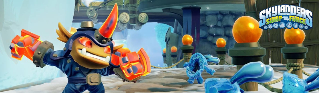 Banner Skylanders Swap Force Character - Fryno