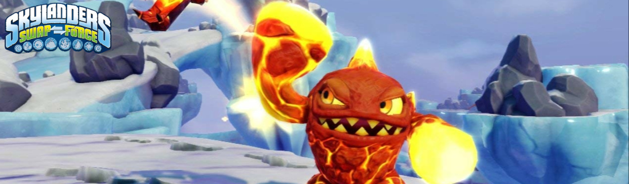 Banner Skylanders Swap Force Character - Lava Barf Eruptor