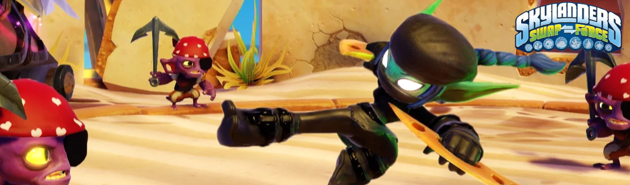 Banner Skylanders Swap Force Character - Ninja Stealth Elf