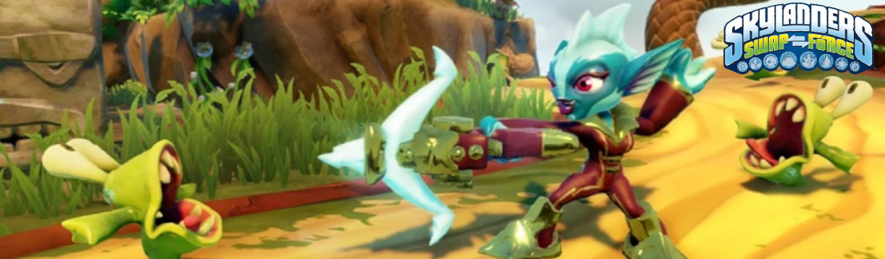 Banner Skylanders Swap Force Character - Punk Shock