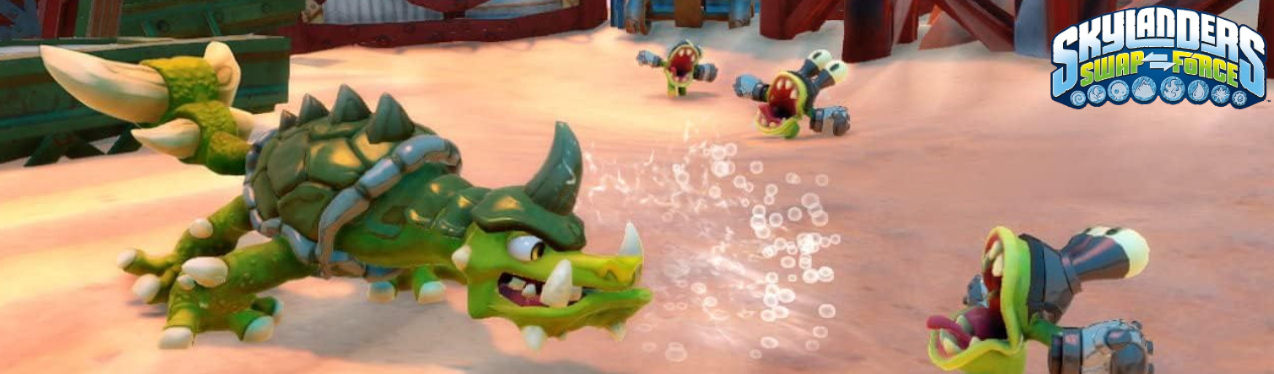 Banner Skylanders Swap Force Character - Slobber Tooth