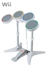 Rock Band Drums Wit - Licht Beschadigd voor Nintendo Wii