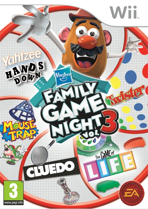 man zal ik doen Min Hasbro Familie Spellen Avond 3 - Wii All in 1!