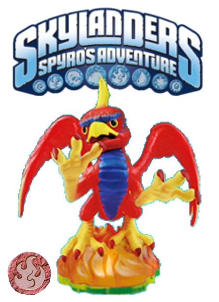 Boxshot Skylanders Character - Sunburn