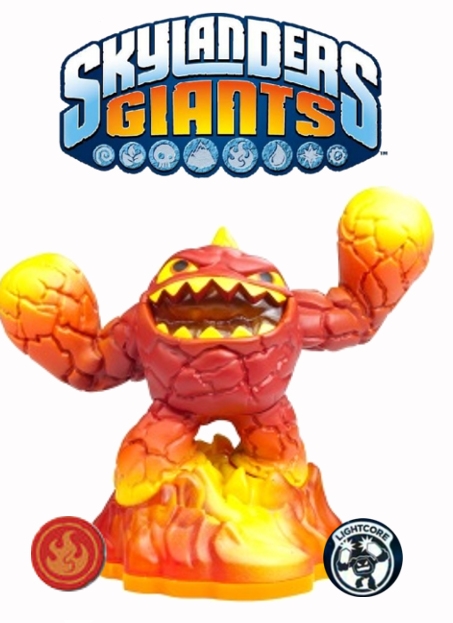 Boxshot Skylanders Giants Character - Lightcore Eruptor