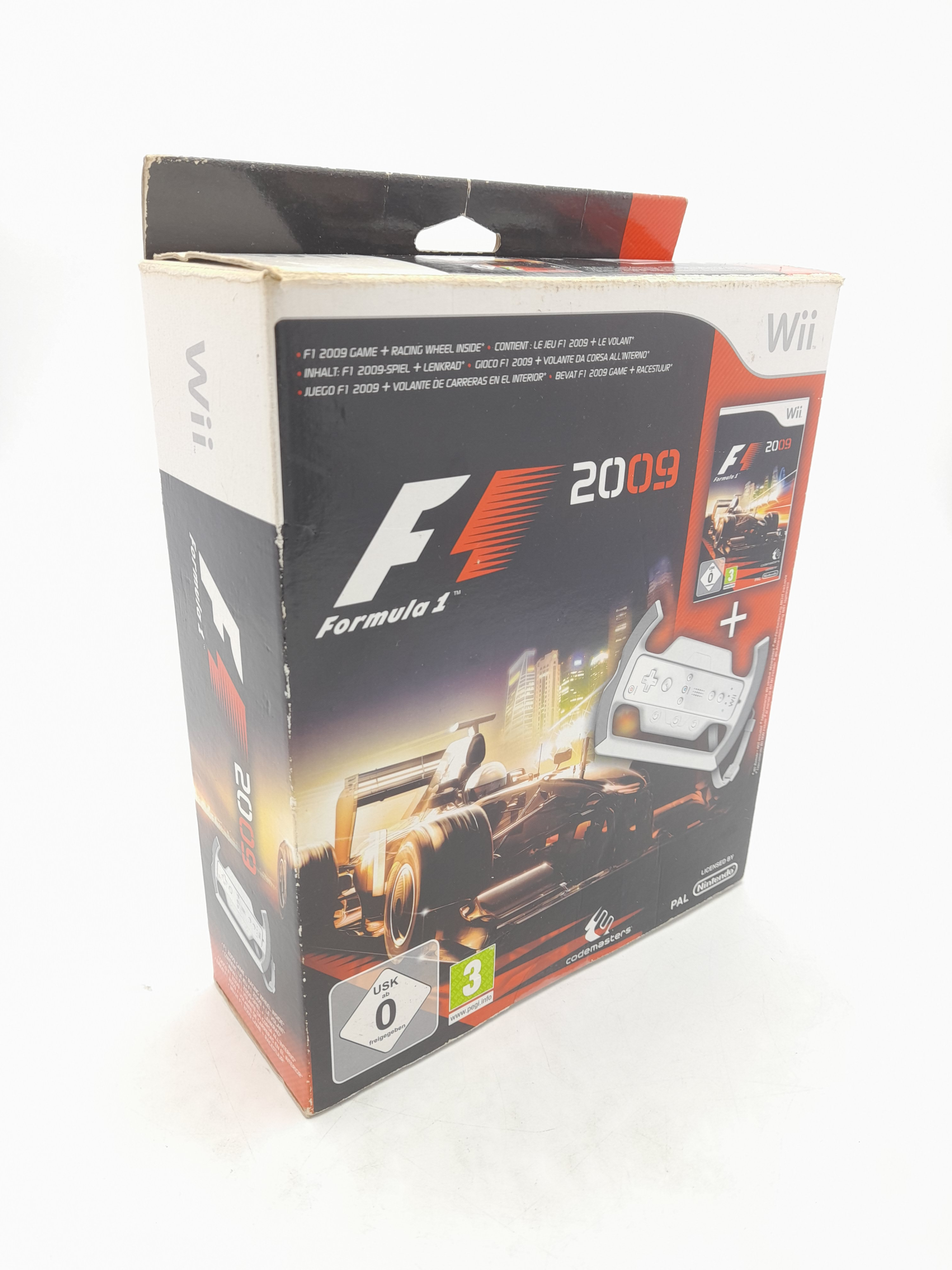 Foto van F1 2009 & Racing Wheel in Doos