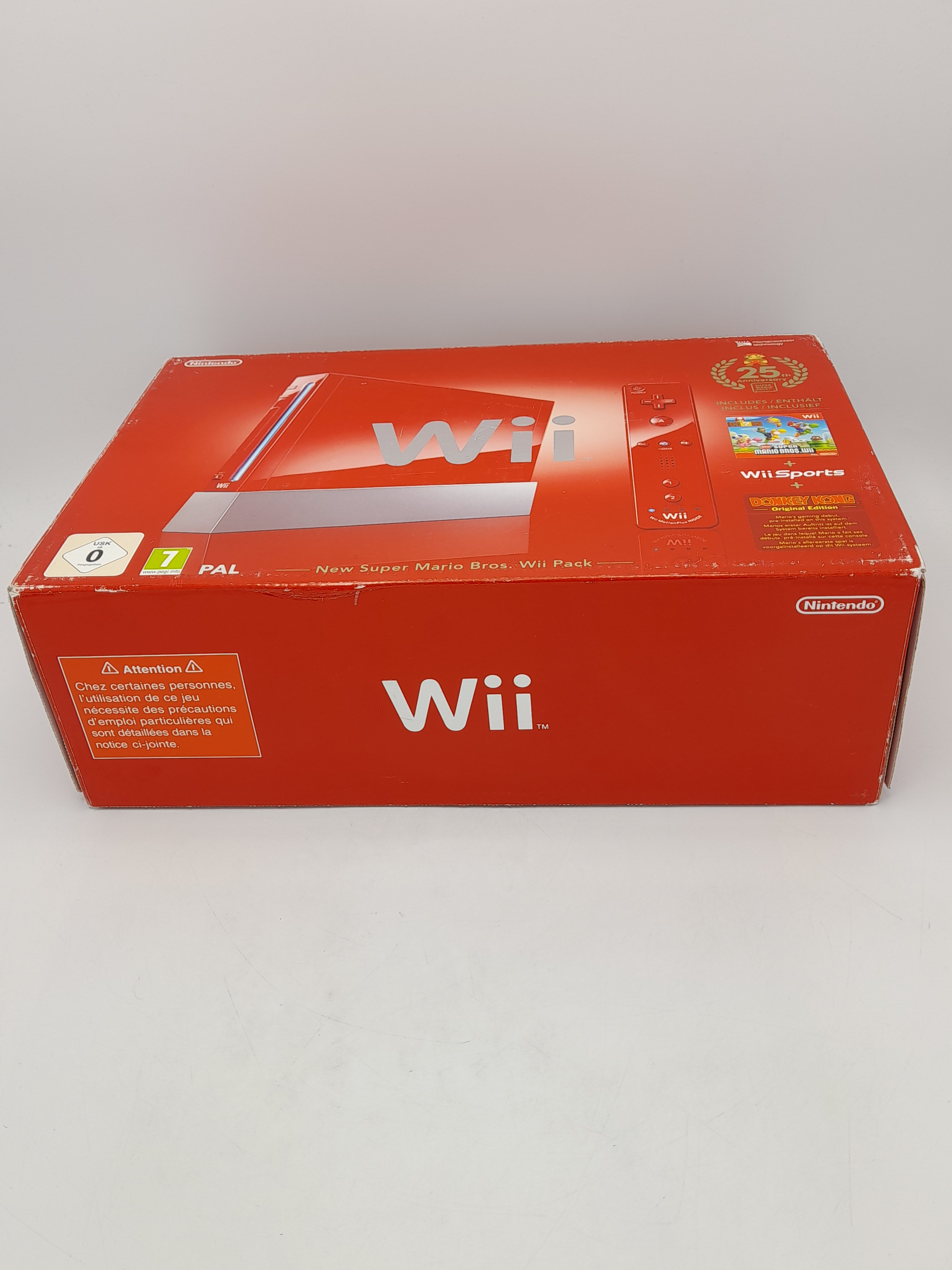 Foto van 25th anniversary New Super Mario Bros Wii Pack Rood & Donkey Kong