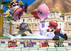 Review Super Smash Bros. Brawl: Link, Mario, <a href = https://www.mario64.nl/Nintendo64_Kirby_the_Crystal_Shards.htm>Kirby</a> en Wario: iedereen is van de partij!