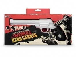 <a href = https://www.mariowii.nl/wii_spel_info.php?Nintendo=The_House_of_the_Dead_Overkill>The House of the Dead Overkill</a> variant van deze Cannon. Gun is hetzelfde maar dan met gave doos!