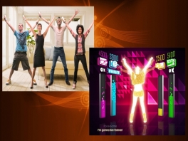 Dance with four players in the living room! The better your moves, the higher your score!