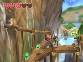 Verden i Klonoa er en sand fantasiverden og ser fantastisk ud.