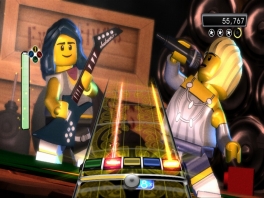 Dit spel doet erg denken aan Guitar Hero.