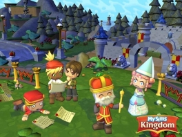 Buig voor de koning van het Kingdom van de <a href = https://www.mariowii.nl/wii_spel_info.php?Nintendo=MySims>MySims</a>.