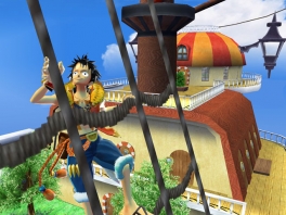 Speel als de Strawhat-piraten, zoals kapitein Monkey D. Luffy 
