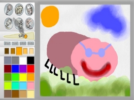 In Paint Splash kun je alles tekenen wat je wilt met je <a href = https://www.mariowii.nl/wii_spel_info.php?Nintendo=Wii-afstandsbediening>Wii Remote</a>.