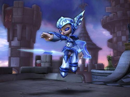 Here you see Chill, with her frozen spear and icy shield she freezes her enemies!