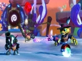 Quando combinas a parte de cima e de baixo de um Swap Skylander, obténs um novo Skylander.