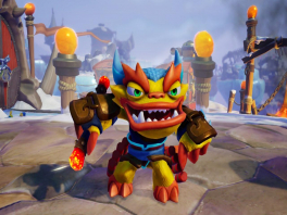 Voici Fire Kraken, maître du feu, défendant Skylands avec une force dévastatrice !