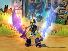 Aqui está o Twin Blade Chop Chop com suas espadas poderosas duplas, protegendo Skylands com uma força imparável!