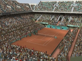 Das gesamte Stadion ist voll, um deine Tenniskünste zu genießen!